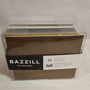 Bazzill Premium Paper A2 Cards and Envelopes 60 Count